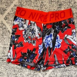 Nike floral shorts